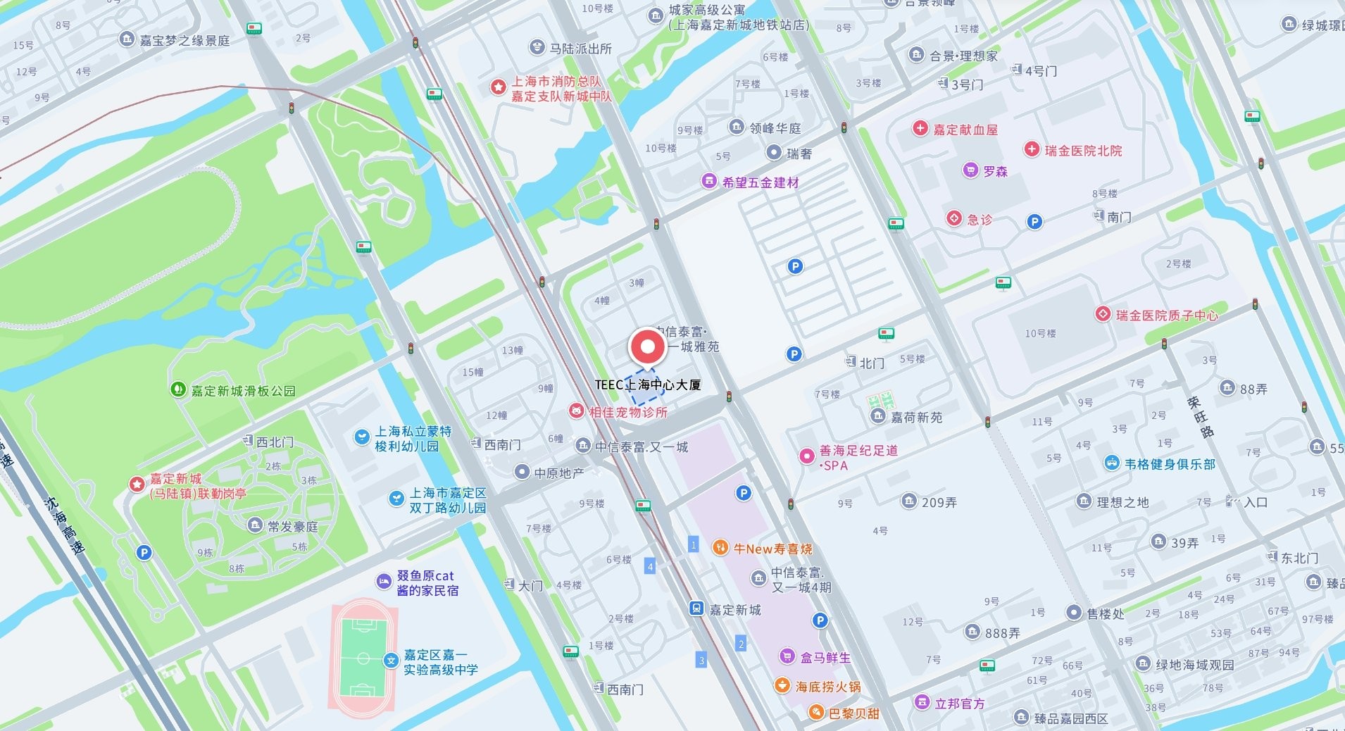 梁匠科技位置地图